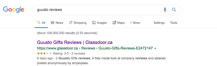 Guusto Early Review Glassdoor-3stars